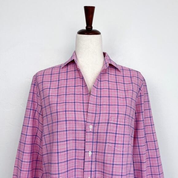Frank & Eileen Italian Cotton Plaid Eileen Relaxed Fit Button-Up Shirt - Picture 4 of 11